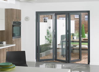 Hot Sale High Quality AS2047 Aluminium Double Insulated Tempered Glass bifolding Door glass door folding door
