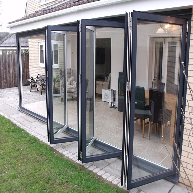 High Quality Thermal Break Bi Folding Door