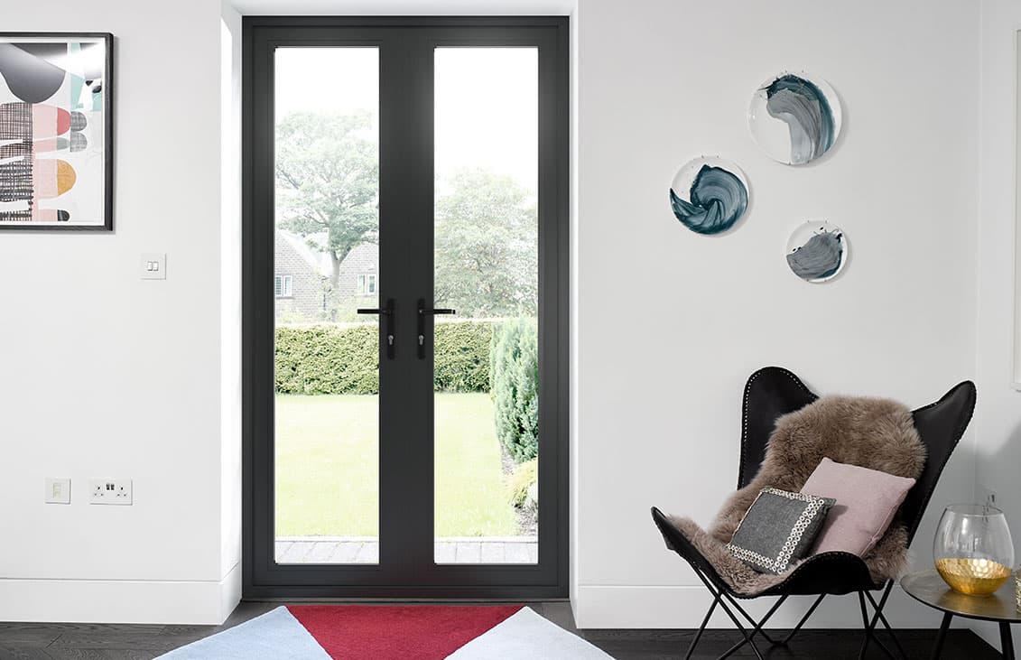 Australian Certificate Aluminum Swing Door Double Insulated Tempered Glaze Casement Door