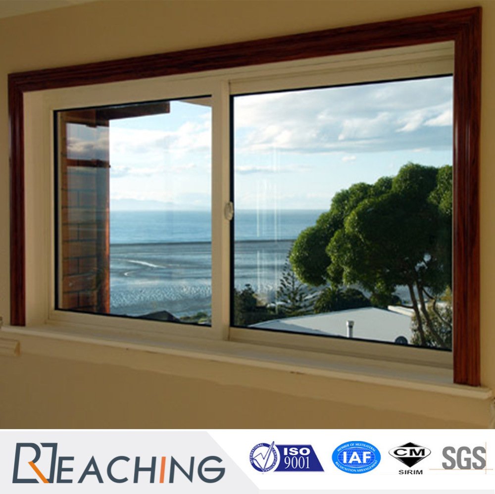 Double Insulated Low-E Glass Filled Argon Gas PVC Sliding Window