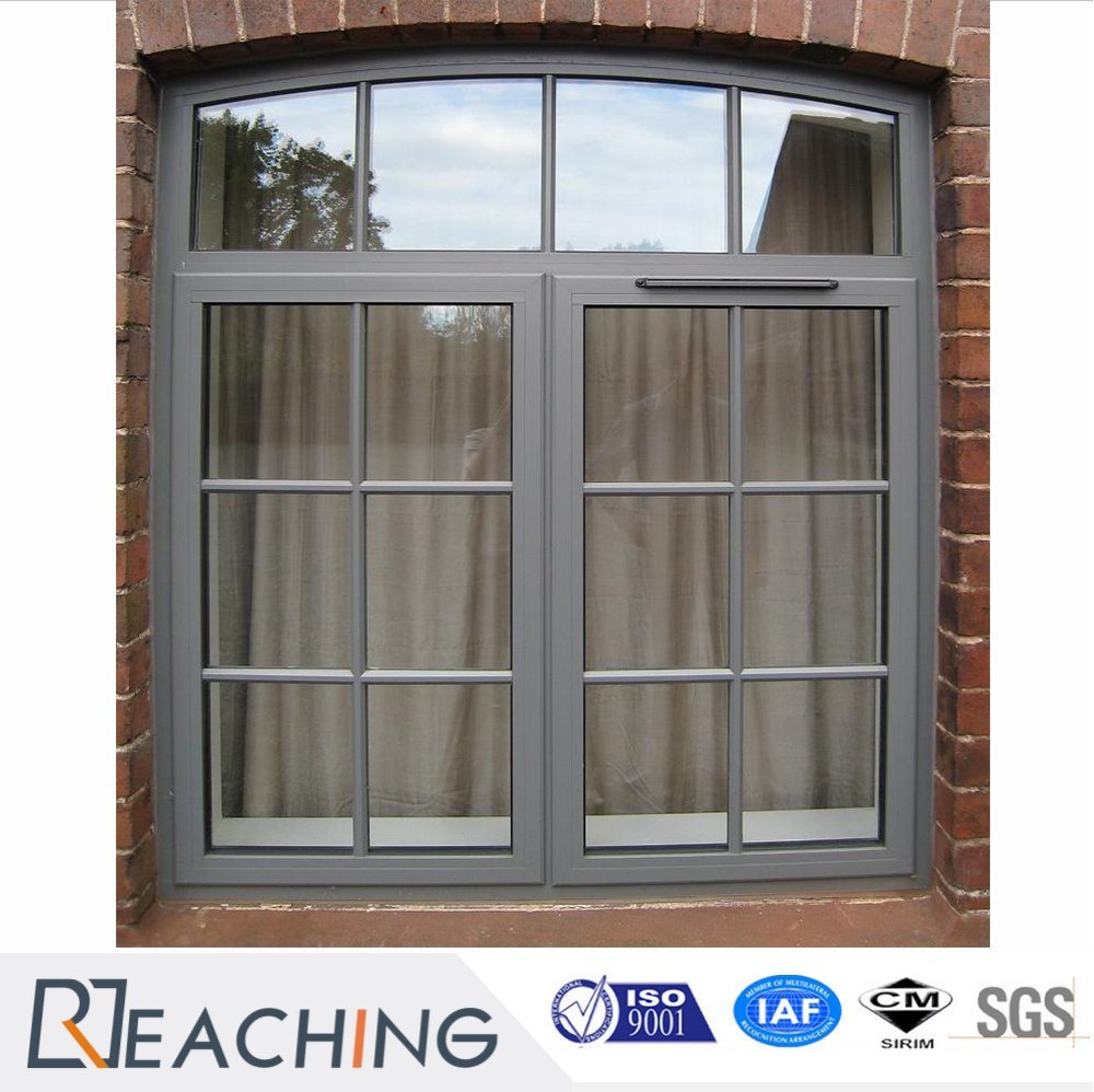 China Factory Aluminum Window Casement Window with Security Grill from ...