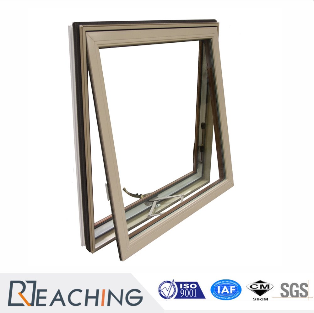 China Supplier Cheap Double Glass Thermal Break Aluminum Awning Window for Residential House