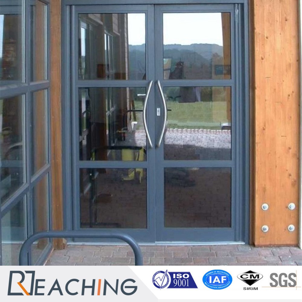 Double Glazing Thermal Break Aluminium Profile Swing Doors