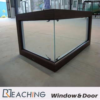 Right Angle Fixed Cornor Glass Aluminium Window Buildin Material for Order
