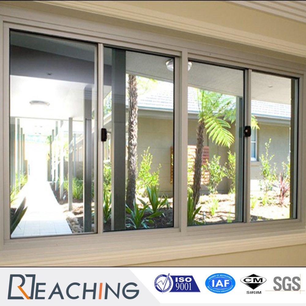 Double Insulated LowE Glass Filled Argon Gas PVC Sliding Window from